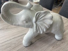 Elefantenfigur Deko-Figur Elefant, weiß,   ca. 20 cm hoch