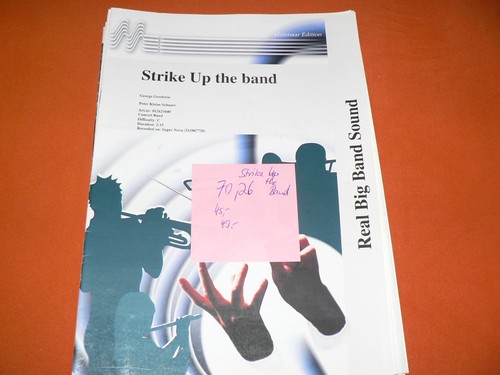 Blasorchester noten strike - blasorchester,