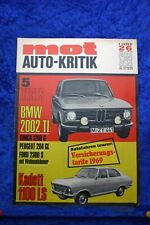 MOT 26/68 BMW 2002 TI Ford 20 M RS 2300 Kadett 1100