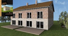 -Aktion-Doppelhaus "Borken" als 3D CAD-Projektdatei für Cadvilla ab Version 12