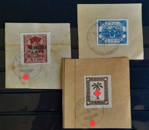 Feldpost drittes reich rhodos - reich-,