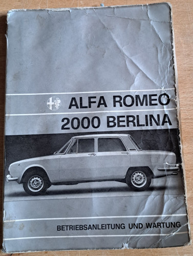 Alfa romeo 2000 berlina - 2000,