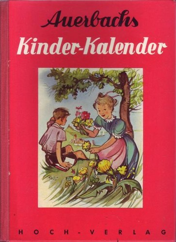 Auerbachs kinder kalender 1954 - kinder-kalender,