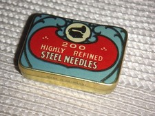 Highly Refined Nadeln Grammophon Nadeldose Dose Gramophone Uhr steel needles box