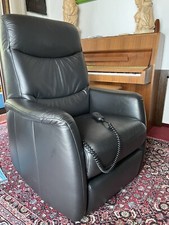 Hukla Ledersessel schwarz (Mit