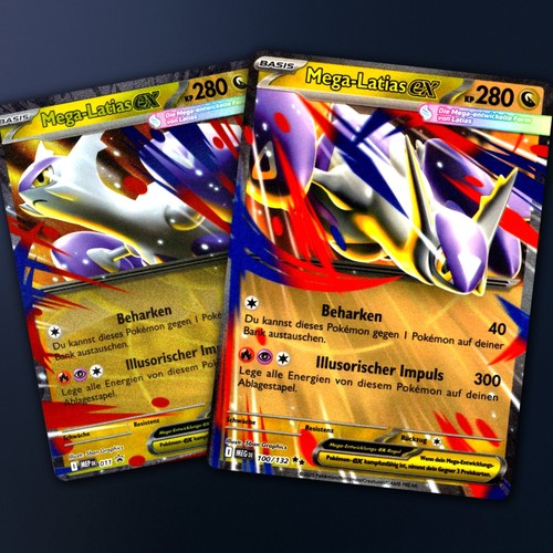 Mega latias artwork set - artwork,