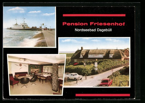 Dagebüll nordsee pension - ak, /nordsee,