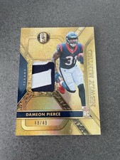 Dameon Pierce Panini Gold Standard Rookie Patch /49