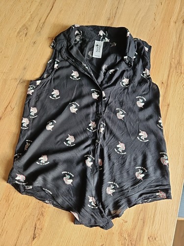 Bluse mädchen schwarz mit - c&a,
