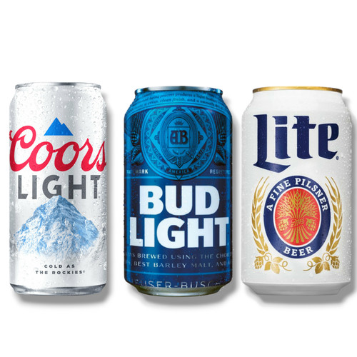 Coors light 4 x - x, bud