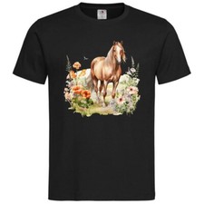 T-Shirt Pferde Reiten Pferd