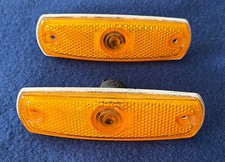 2 Hella Seitenmarkierungsleuchten mit Reflektor Camper Wohnwagen Wohnmobil KNAUS