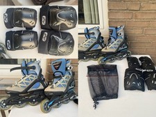 Inline Skates Rollschuhe Größe 37 ➕Schützer Set