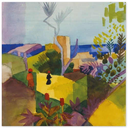 August macke landschaft - macke,,