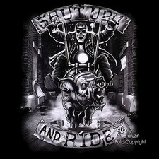 Biker T-Shirt Chopper Rider