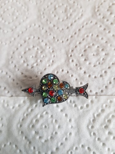 Vintage brosche herz - vintage,