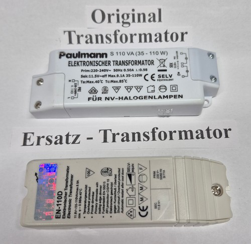 Ersatz trafo für paulmann - trafo,