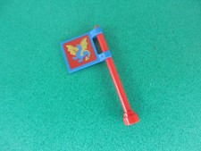 Lego Fahne Flagge Mast bedruckt Drachenritter Black Knights 2335 px09 (080123E1)