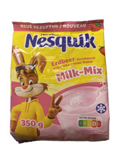 Nestle Nesquik Erdbeer Milk Mix Getränkepulver Packung 350g