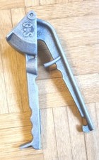 Vintage alte Knoblauchpresse Presse Aluminium von  G.S. sehr gut 