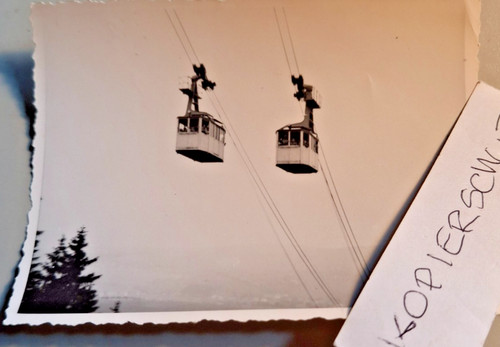 Altes foto vintage seilbahnen - foto,