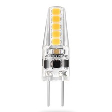 LED Leuchtmittel Stiftsockel G4 SMD Gelee 2W fast 20W 210lm warmweiß 3000K hell