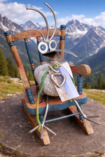 Granit Vogel Edelstahl Vogel