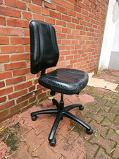 IKEA VERKSAM Bürostuhl Echtleder schwarz – Klassiker von 2003 (NP 399 EUR)