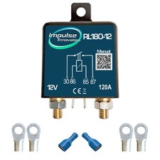 Trennrelais RL180 12V 100A Starter Anlass Relais Batteriekoppler 180A Startstrom