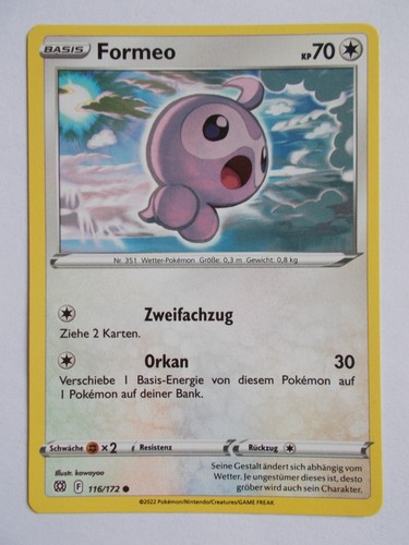 Pokemon karten 116 - karten, formeo