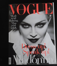 Vogue Magazine Deutsch, April 2017, Cover-Story MADONNA, Zustand wie neu