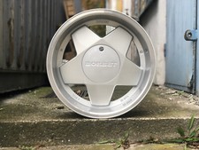 2x 9.0j Neu Retro Felgen 9x16 4x100 VW Golf 1 2 3 BMW E30 BORBET A 16 Zoll TOP