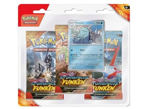Pokemon stürmische funken - stürmische, 3er