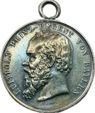 Schützenmedaille aus Silber -