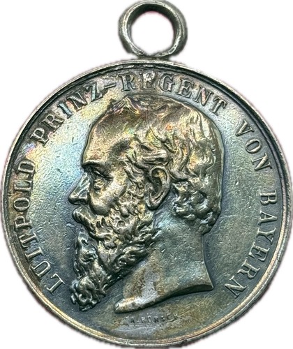 Schützenmedaille aus silber - schützenmedaille,