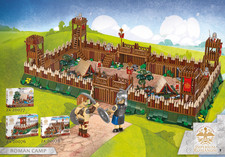 COBI 20076, 20077, 20078 - ROMAN CAMP - WATCHTOWER, GATE, TENT - BUNDLE