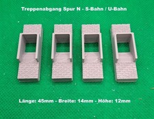 4x Treppenabgang Spur N -