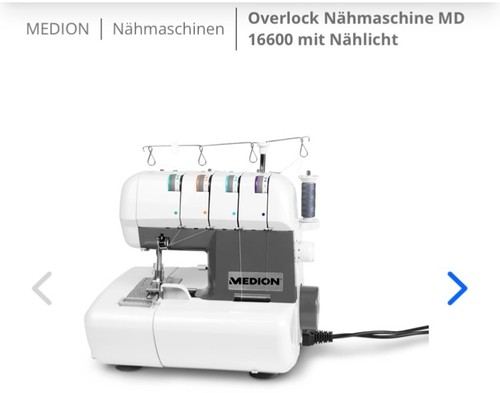 Overlock nähmaschine medion - overlock,