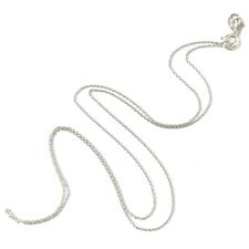 Platin Erbskette 16 Zoll fein