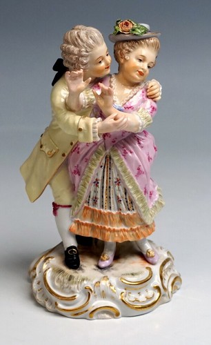 Meissen figur gruppe - meissen,