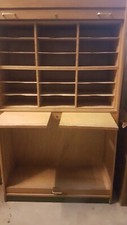 50's ROLLADENSCHRANK / ARCHITEKTENSCHRANK / BÜROSCHRANK / AKTENSCHRANK
