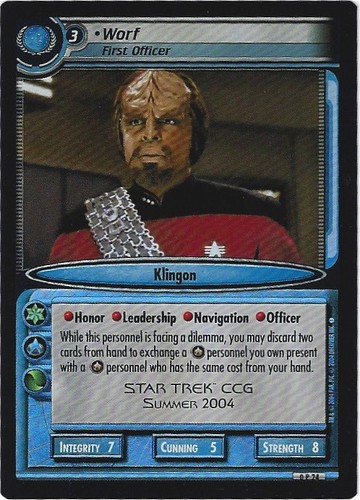 Ccg star trek worf first - trek,