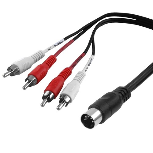Kabel adapter 4x chinch - y,