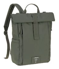 Lässig GRE Rolltop Up Backpack Wickeltasche Rucksack Oliv dunkelgrün