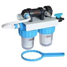 Kombifilter Filter Grobfilter Aktivkohlefilter UVC Klärer 7W (B-Ware)