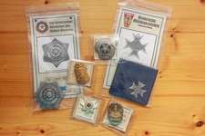 Orden und Abzeichen Sammlung, FBI, Millitärabzeichen, Polizeiabzeichen, 6Stk.