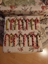 Weihnachtsdeko Zuckerstange aus Glas 16 Stück