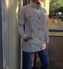 Maiken, Damen, Schimanski-Parka / Jacke mit vielen Details, beige, Gr. 36-38 / S