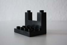 LEGO DUPLO Ersatzteil Zinne oben schwarz 51698 Schwarz Ritterburg Nr. 4785