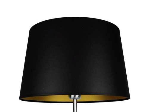 Lampenschirm stoff schwarz - stoff, schwarz/